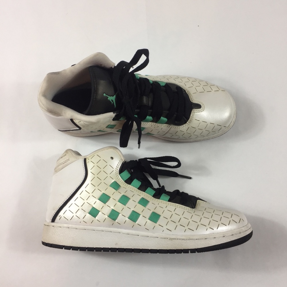 White Teal Air jordans